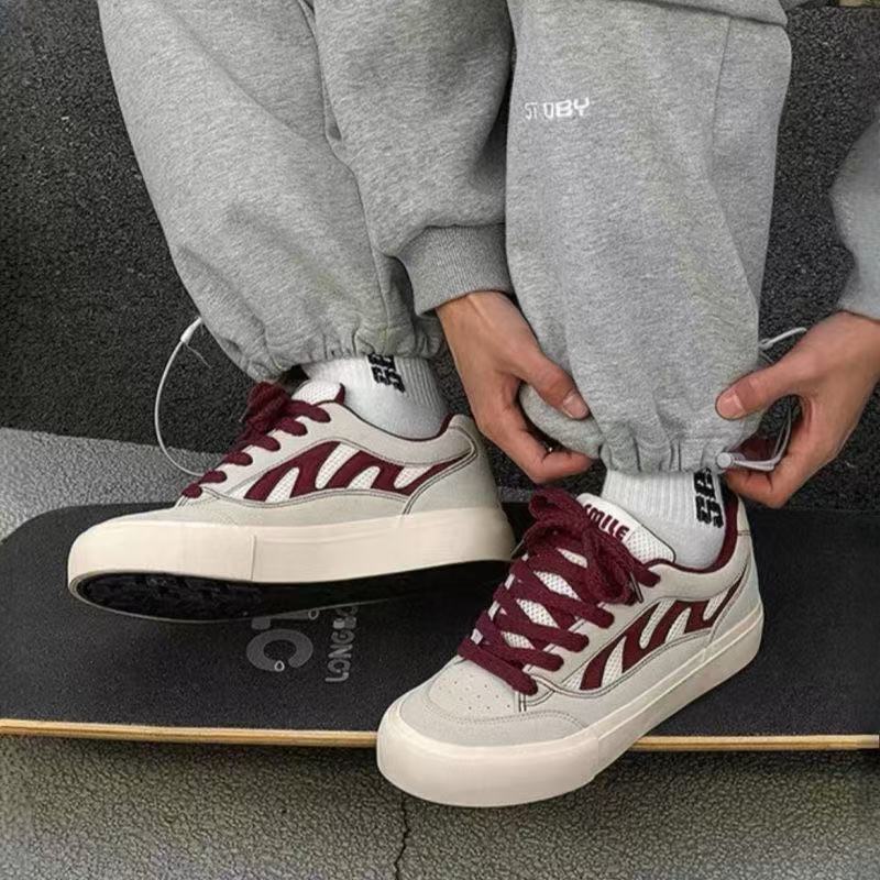 New spring breathable leisure sports soft baseplate shoes student white tide shoes