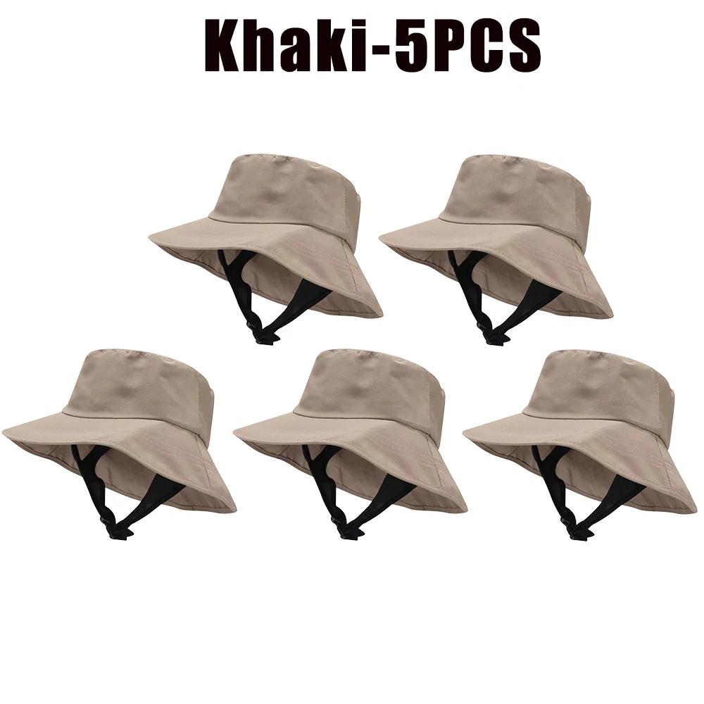 UPF50+ Beach Surf Bucket Hat Mesh Breathable Sun Hat Men Women Outdoor Fishing Cap Chin Adjustable Cap Water Sport Cap Sombrero