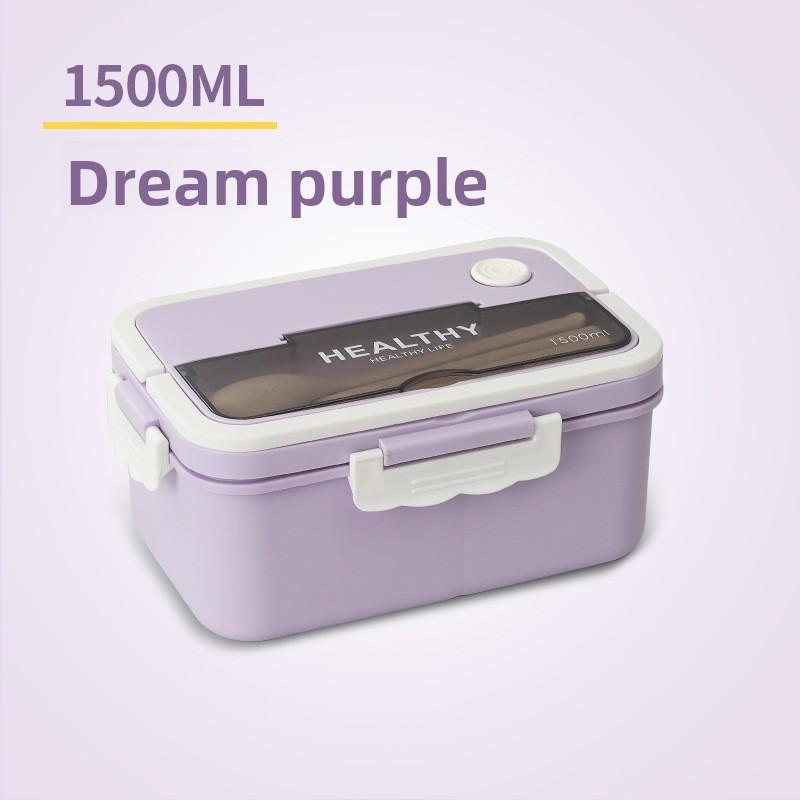 Modern Minimalist Plastic Lunch Box With Microwave Heating For Adults And Kids