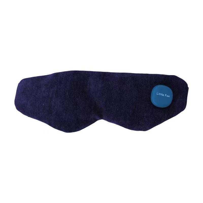 

Мягкая и безопасная для кожи массажная маска для глаз с 3 уровнями теплового компресса и 8 режимами выбора массажера для глаз синий