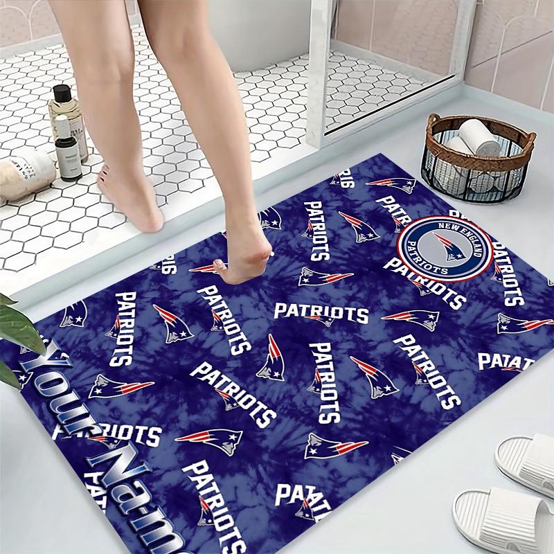 Custom Patriots Carpet Rug Soft Washable Anti Slip Home Living Room Sofa Mats Personalized Christmas Rug
