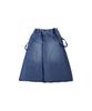 Antiqua Denim Overall Solid Size Denim Women's Skirt, Long, Color, 32, Medium, Blue, PL-00050
