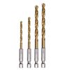 Hex Shank Twist Drill 4241 High Speed Steel Drilling Tools Twist Drill Bit  Power Tool
