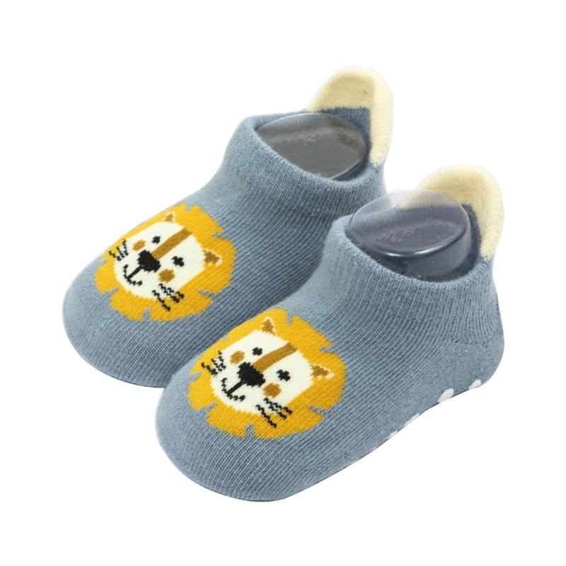 

AntiSlip Cartoon Floor Socks for Toddlers Boy Unisex Prewalker Shoes Rubber Soles Ankle Socks Infant Shoes for Indoor M