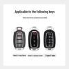 Metal Leather Protective Key Cover for 2021-22 Beijing Hyundai Custu