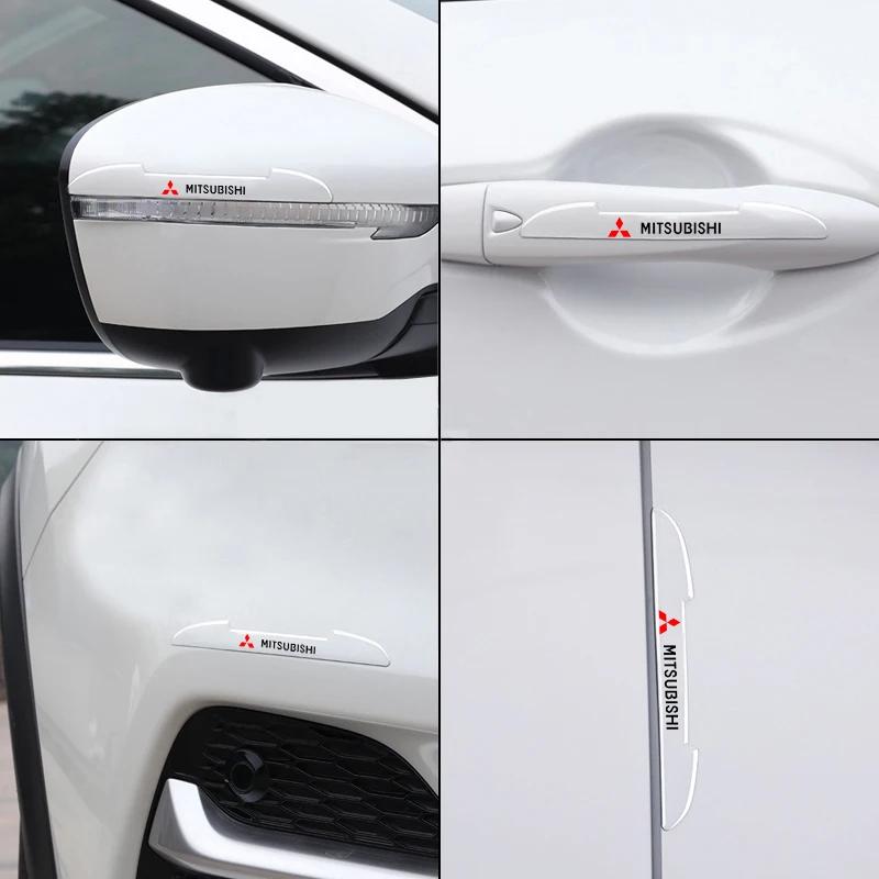 Car Door Side Anti-collision Reflective Stickers for Mitsubishi Lancer 9 10 ASX L200 Colt Pajero Outlander Eclipse Decoration