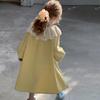 Spring 2025 Lace Collar Loose Fit Princess Dress for Girls
