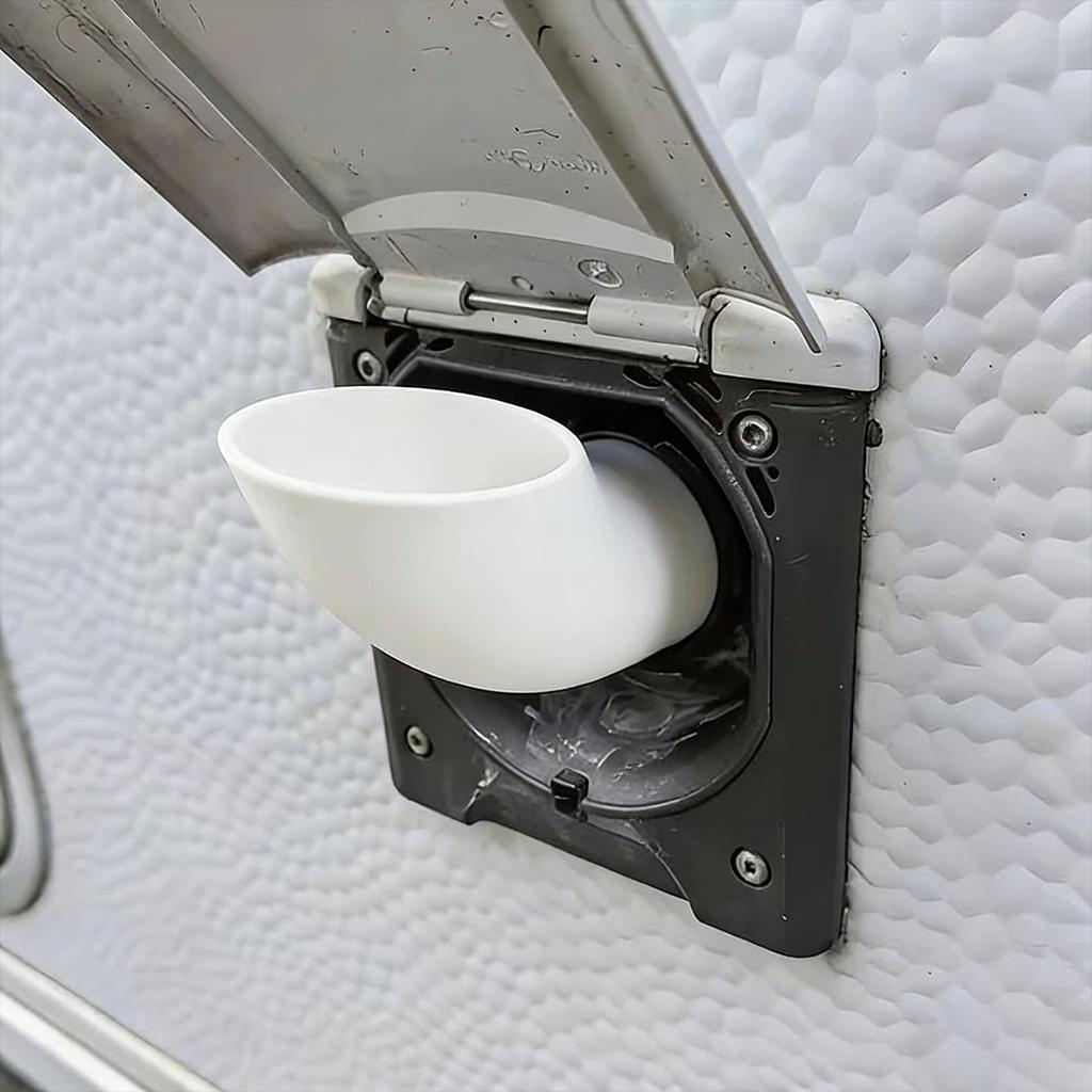 Water Tank Fill Funnel Multi Purpose Anti Slip Grip RV Fresh Water Tank Fill Funnel for Boat Yacht Trailer RV Porch Patio