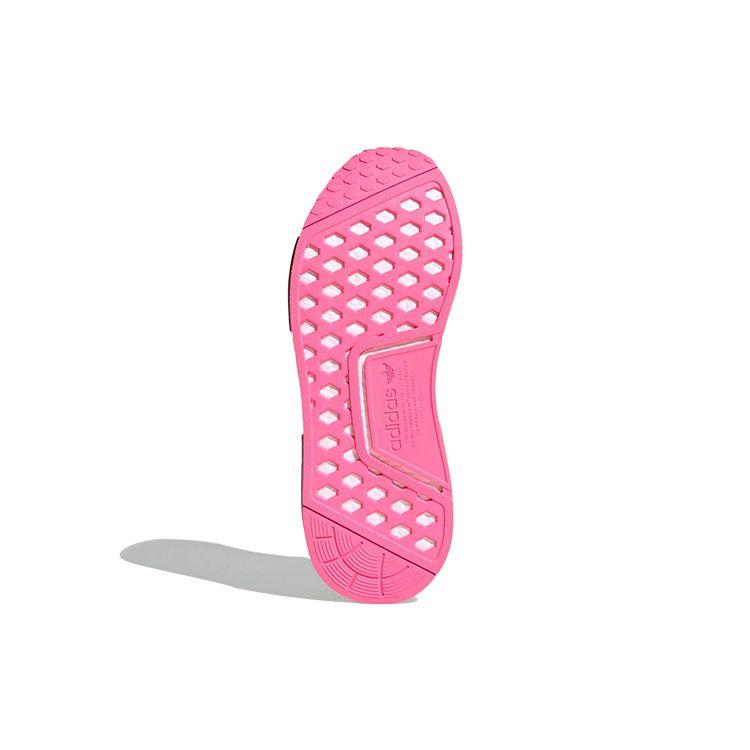 adidas Zapatillas unisex NMD_R1 Primeknit Camo Hyper Pop en marrón pálido y nude G57940