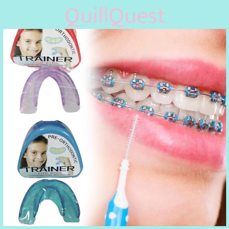 T4k Orthodontic Dental Retainer With Multicolor Silicone Guards Correction Teeth