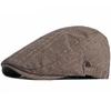 HT4786 Berets Spring Summer Linen Beret Hat Artist Painter Cap for Men Women Retro Ivy Flat Cap Male Female Adjustable Beret Cap