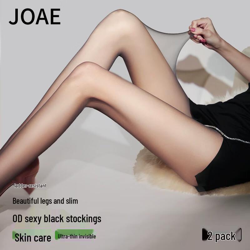 

JOAE Ultra-Sheer Anti-Snag T-Crotch Pantyhose One Size