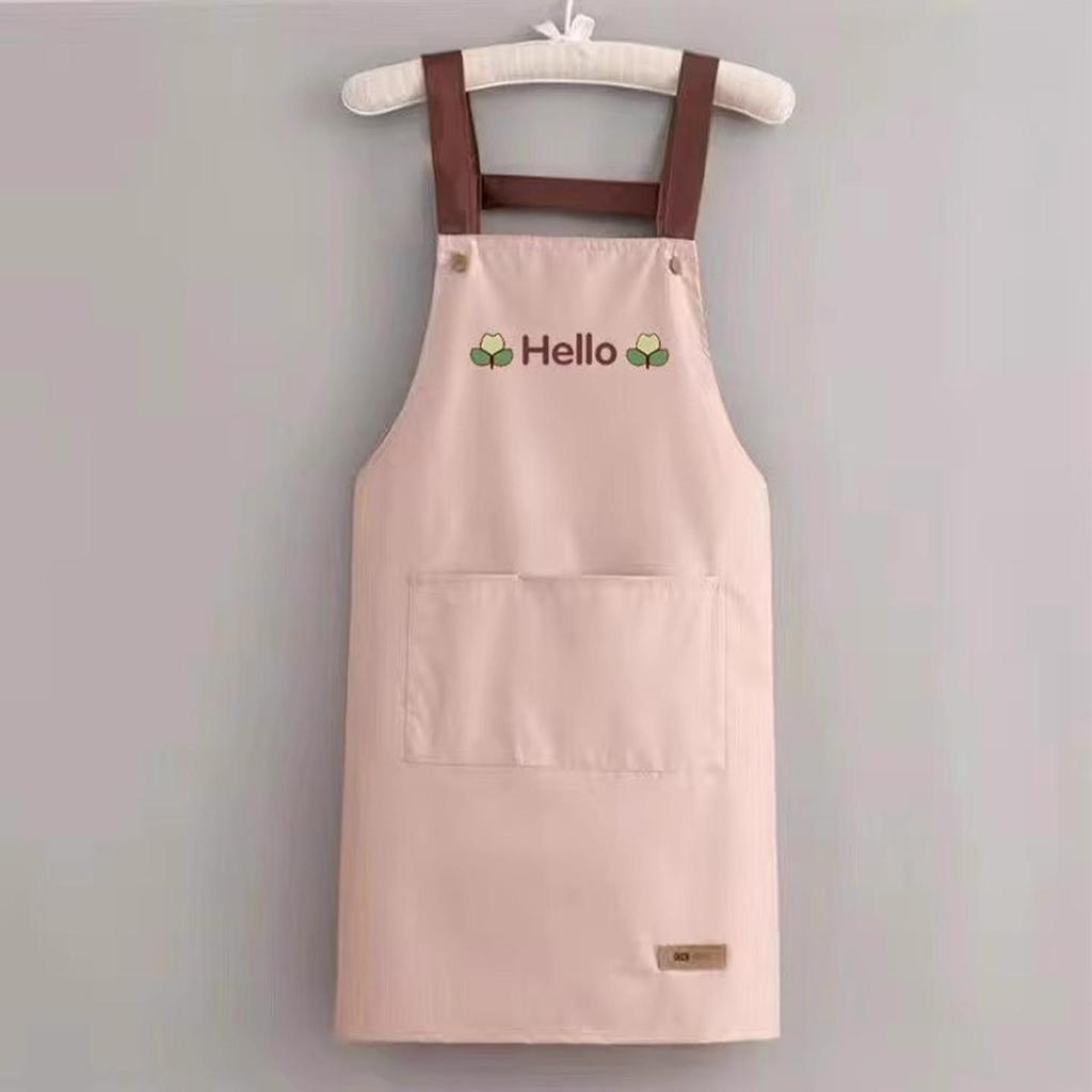 Waterproof Oil-Proof Unisex Apron - New Internet Celebrity Style, Korean & Japanese Influence, Perfect for Kitchen & Home.