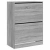 Shoe Cabinet with 2 Doors Grey Sonoma 80 x 42 x 108 cm