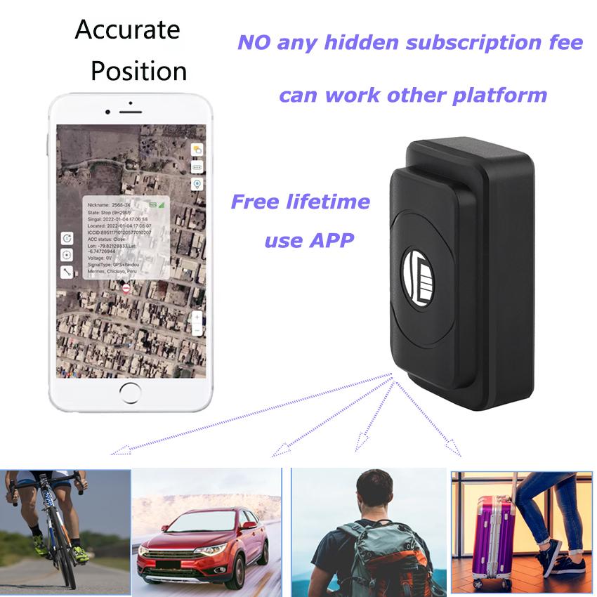 No Subscription Fee DAGPS Magnetic GPS Tracker Locator Tk202 for Vehicle Car Kids Motorcycle Portable Real Time Tracking Device