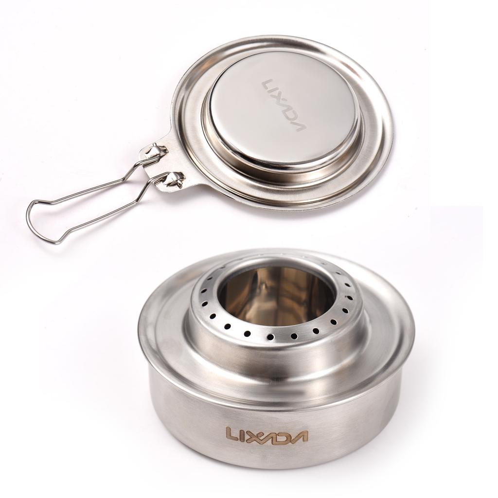 Уличная спиртовая плита из нержавеющей стали 120 мл Мини-походная плита ...