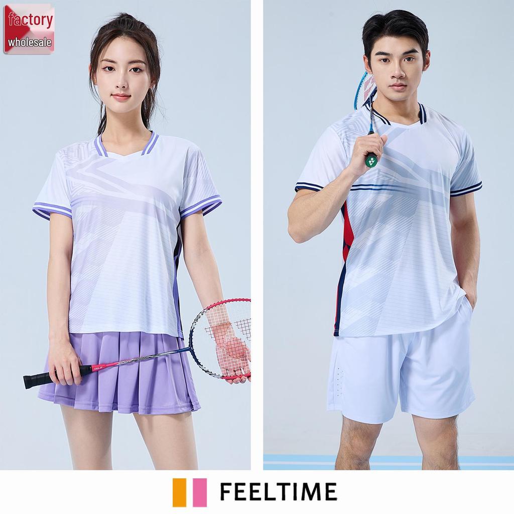 Quick-Dry Table Tennis & Badminton Apparel Set for Men and Women