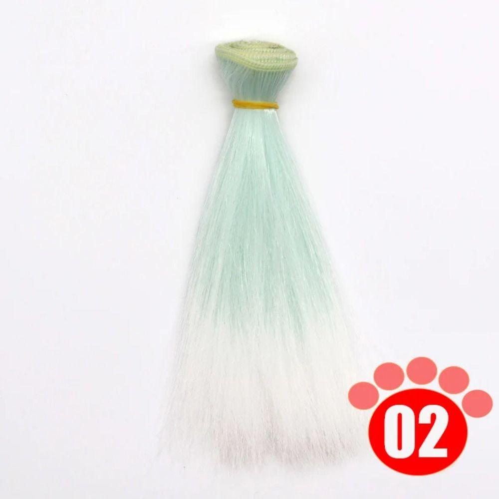 15*100CM Doll Hair Colorful Children Toy Gift 2024 Bjd Wig  for 1/4 1/6 1/8 Bjd