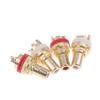 2/4Pcs Rca Jack Plug Copper Gold Plated Cmc Rca Socket For Speakers Terminals Audio Wire Connectors Accessories