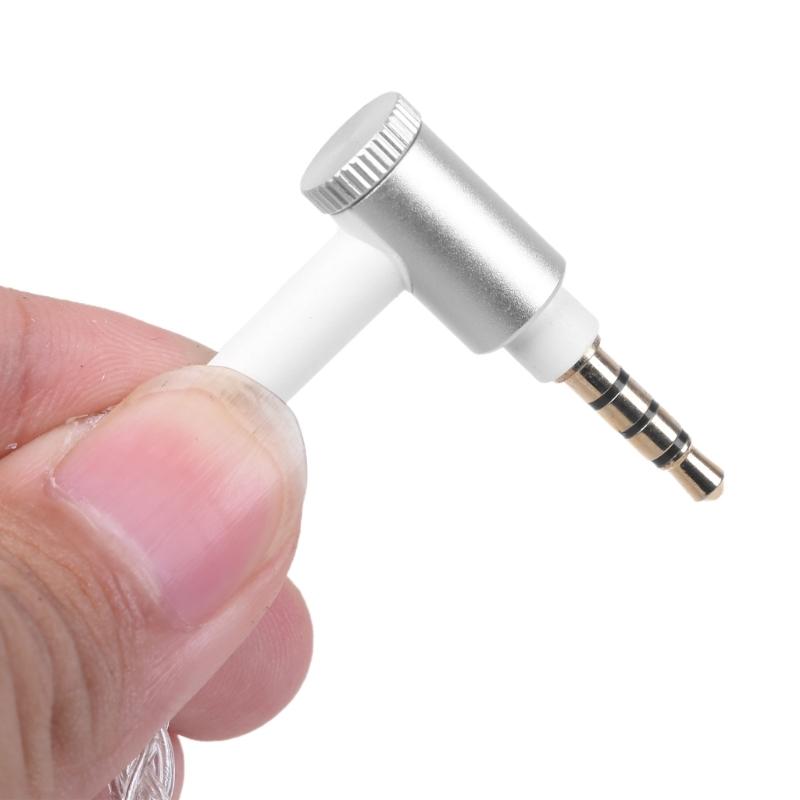 QDC Connectors Headphone AUX Cable Earphone Wire Line 3.5mm Port for QDC Pin Earpiece Better Sound Quality