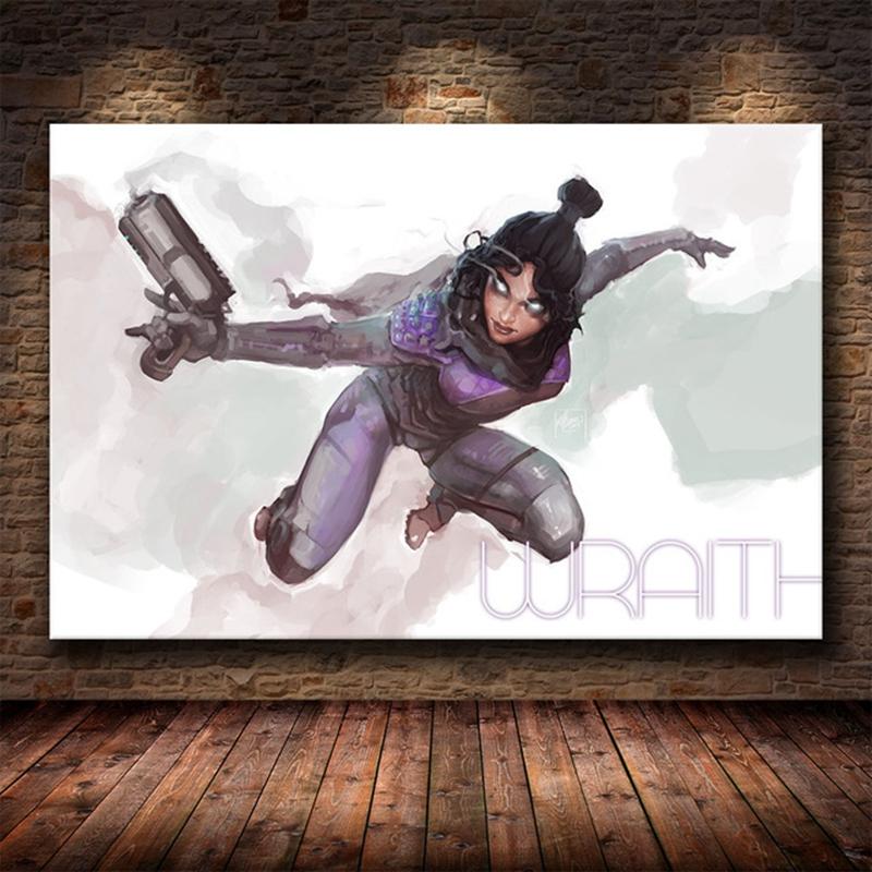 

Украшение игрового постера, картина Apex Legends на HD холсте, холст, живопись, художественные постеры и принты, декор Cuadros 21*30cm