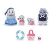 Gelenkige Familie - SYLVANIAN FAMILIES - Robbenfamilie - 4 Figuren und Strandzubehör