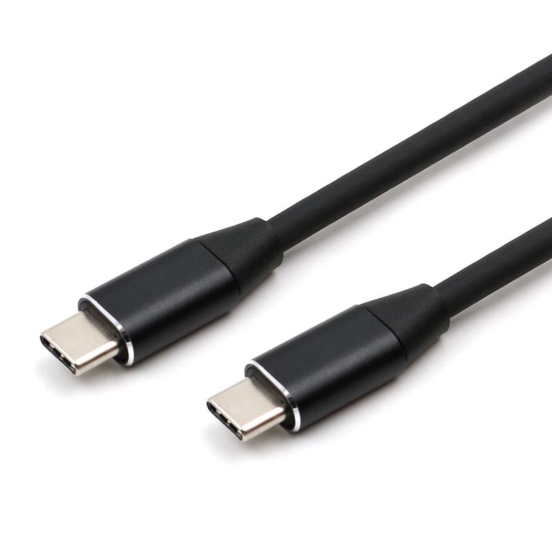 Type-c Data Cable 3.1ctoc Dual Head 5a100w16 Core 10gen2 Full Function 4k Video Cable