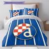 Set Copripiumino Trapuntato GNK Dinamo Zagreb Federa Decorazione per la Casa Regalo di Compleanno (1 * copripiumino + 2 * federa, senza nucleo)
