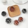Fashion Design Korean Style Hair Claw Women Ponytail Buckle Bird Nest Bun Maker Pearl Hair Ring