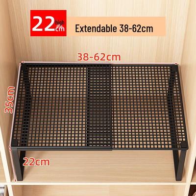 Extendable Wardrobe Under-Shelf Pull-out Storage Basket