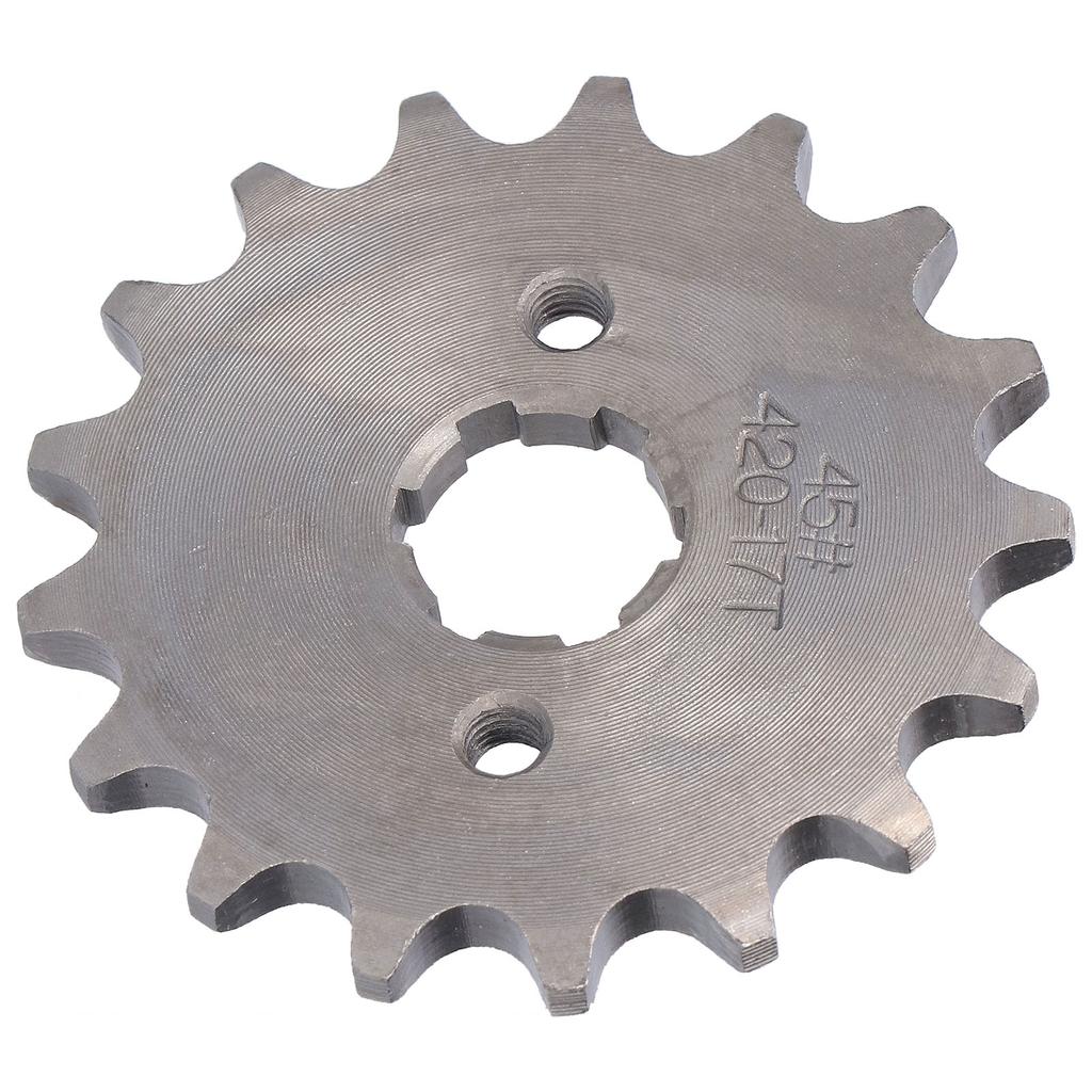 420 17T 0.8in Drive Front Counter Sprocket for 110cc 125cc 150cc Chinese Pit Bikes ATVs