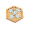Agate Star Pendant Necklace Jewelry Powder Crystal Necklace Fashion Valentine'S Day Gift 20 * 6