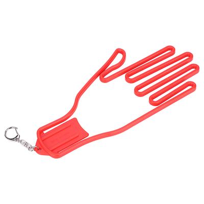 DIY Plastic Golf Gloves Keeper Stretcher Gloves Support Frame Rack Holder (Red)