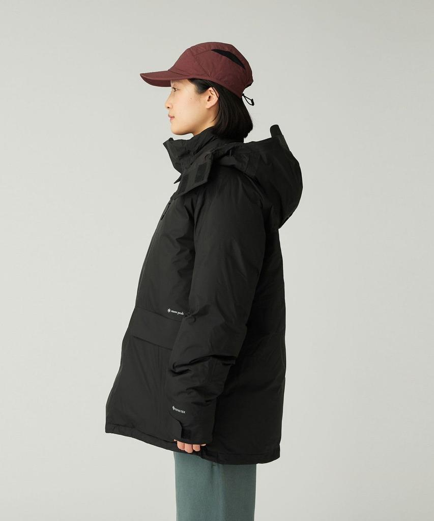 Snow Peak Vejrbestandig Dunjakke Ydertøj Jakke Dunfyldt SORT L GORE-TEX JK-25AU006 Herre Dame