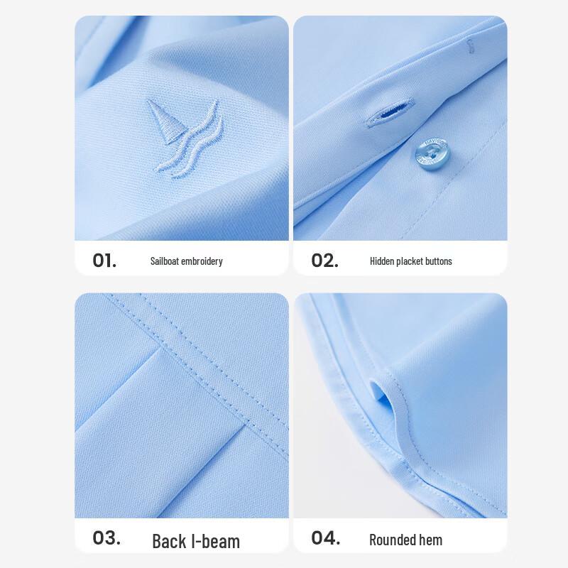 Navigare Women's Solid Long-Sleeve Commuter Shirt
