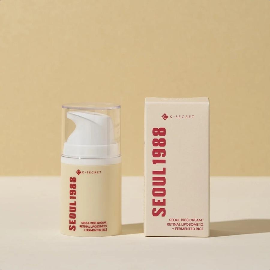 KSECRET Seoul 1988 Cream: Retinal Liposome 1%+Fermented Rice 50ml Fermented Rice 50ml