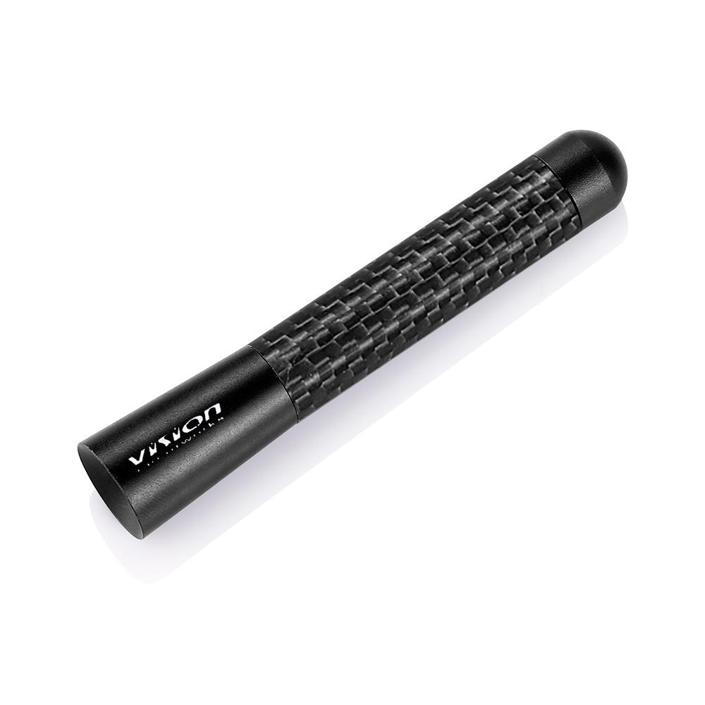 8cm Car Antenna Exterior Tuning Accessories Carbon Fiber Aerials For Ford Fiesta Peugeot Citroen VW Opel Astra Skoda Toyota