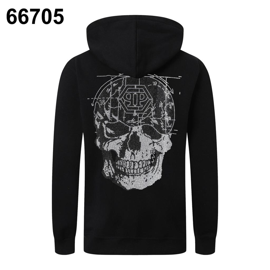 Philipp Plein European & American Street Fashion Skull Zipper Men's Jacket