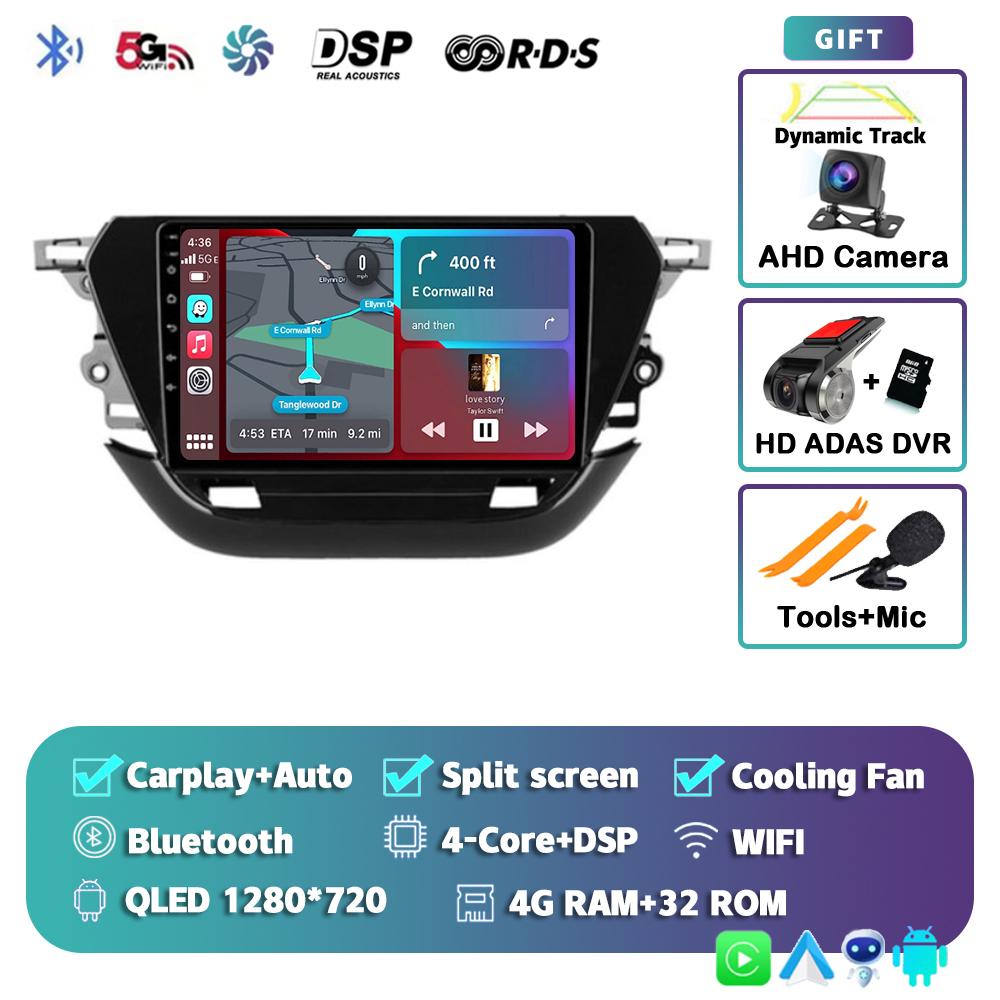 Android 14 Carplay Auto 2din For Opel Corsa F 2019 - 2025 Autoradio Car Radio Multimedia Video Player Navigation GPS Stereo DSP