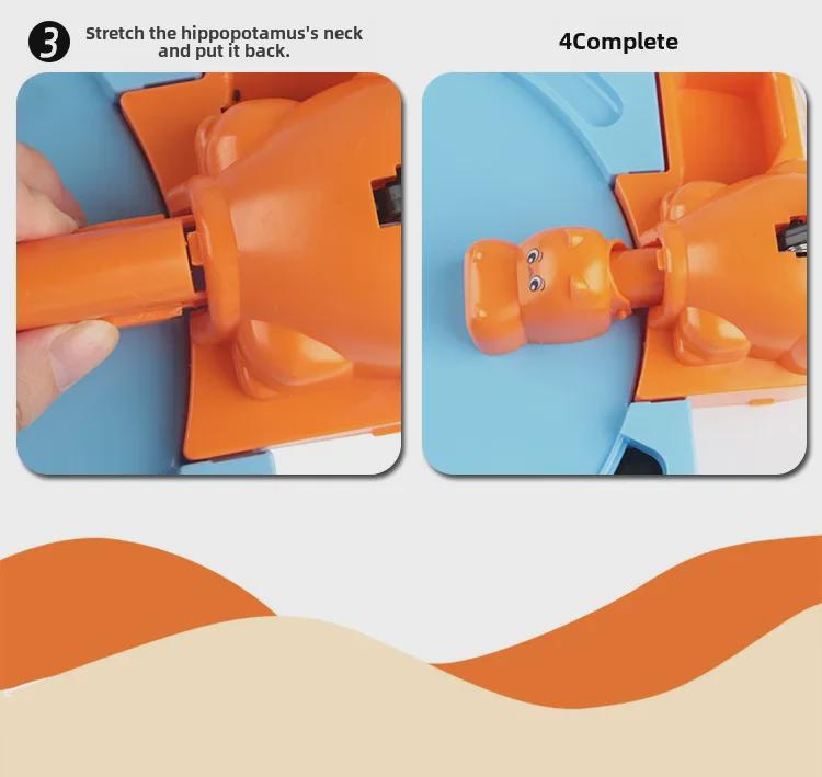 Cross-Border Hippo Bead Game: Interactive Hungry Hippo Educational Toy for Kids