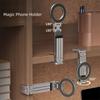 Strong Adsorption Phone Tripod Angle Adjustable Phone Handle Creative Magnetic Phone Holder  Vlog