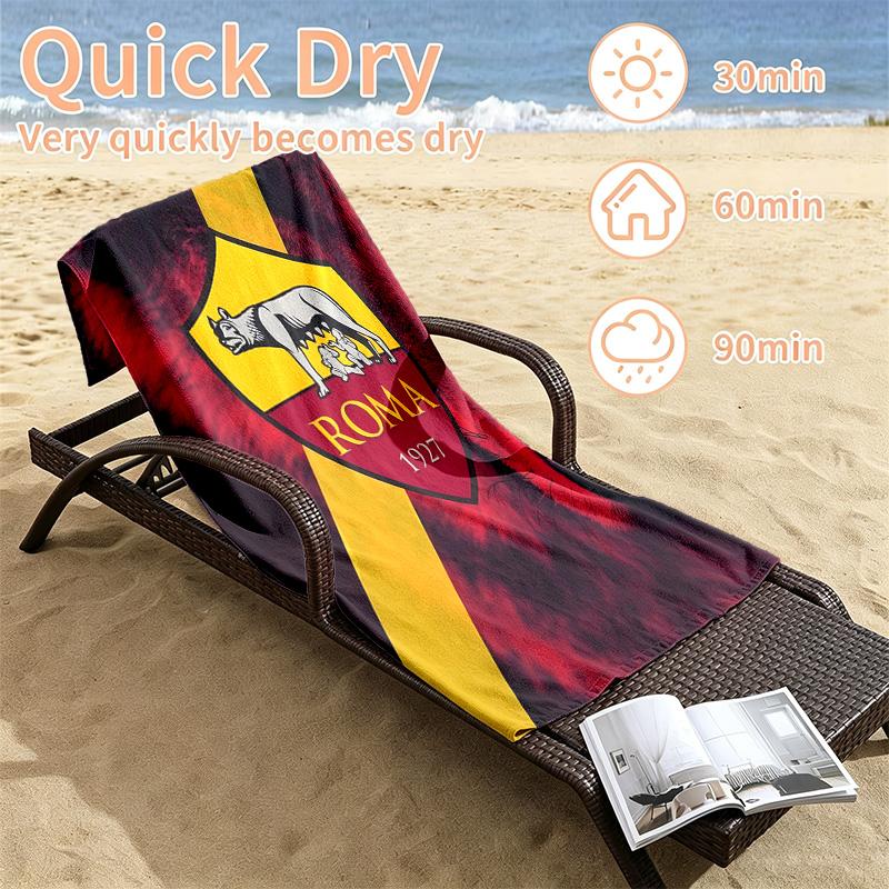 A.S Roma Beach towels also serve as bath towels summer essential a musthave for the outdoors the beach and the pool