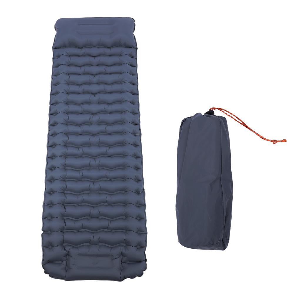 Camping Sleeping Pad Lightweight Inflatable Sleeping Mat with Pillow Hiking Sleeping Pad with Built in Foot Pump LT30