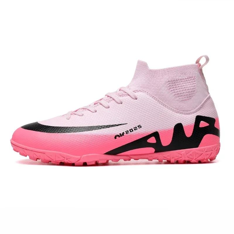 Nuove Scarpe da Calcio FG/TF da Uomo Tacchetti Borchiate Società Partita Campo da Calcio Stivali Originali Comode Ultraleggere Scarpe da Calcio per Bambini