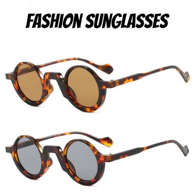 Men'S And Women'S Fashion Uv400 Sunglasses New Retro Round Full Frame Glasses Trendy Outdoor Sunscreen Eye Protection Sunglasses