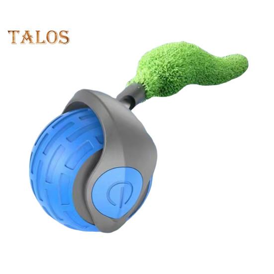 

Интерактивная игрушка-мяч для кошек, перезаряжаемая через USB, катящаяся игрушка-мяч с двухскоростной регулировкой, автоматическая движущаяся игрушка для кошек с хвостом для домашних кошек E