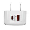 20W Dual USB Fast Charger, UK Standard, Compatible with Apple iPhone 15