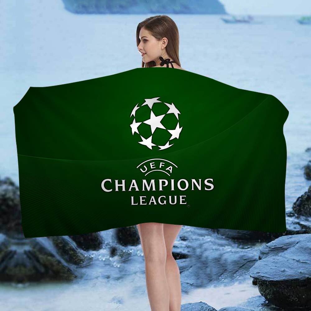 Fashion C-Champions Beach Towel Colorful Bath Towels for Girl Microfiber Quick Dry Sand Free Beach Yoga Spa Gym Pool