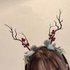 Branch Deer Horns Flower Hair Accessories Antlers Headband Korean Style Head Hoop Women Hair Band