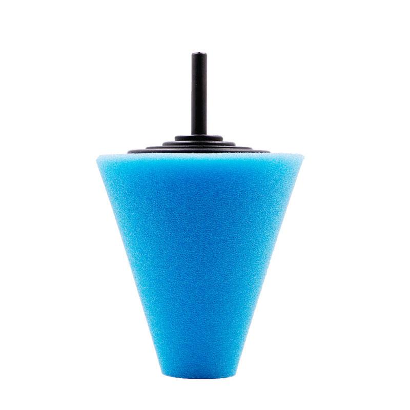 Gąbka do polerowania kół samochodowych używana do wiertarki elektrycznej 3-calowa nagniatająca kulka polerska stożek piasta samochodowa gąbka polerska